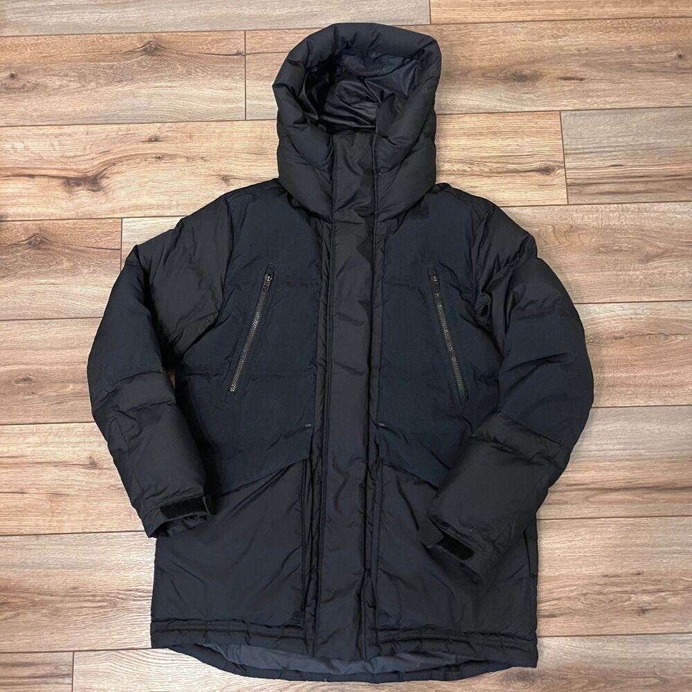 Nike Sportswear Down Fill Repel Black Parka Long Coat Jacket (CU4392-010) Mens M